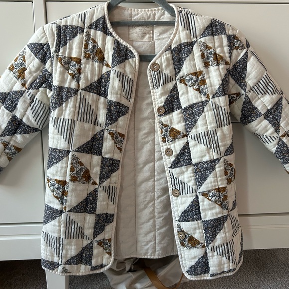 Rylee & Cru Other - Rylee+ Cru patchwork jacket with buttons size 6/7